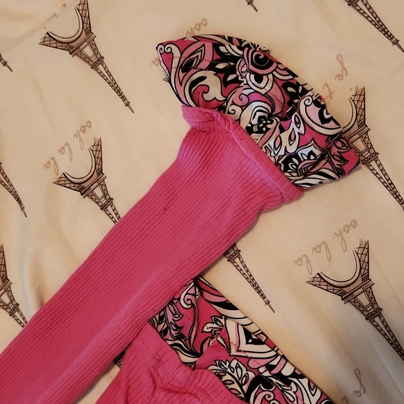 No Kidding 70's design funky top pink and black 10/12 - Picture 4 of 4